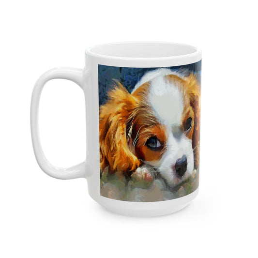 King Charles Spaniel Puppy Ceramic Mug - Sip in Style