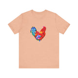Rooster 'Craw' Unisex Jersey Short Sleeve Tee