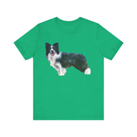 Border Collie 'Andrew' Unisex Jersey Short Sleeve Tee