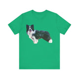 Border Collie 'Andrew' Unisex Jersey Short Sleeve Tee
