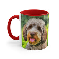 Lagotto Romagnolo 'Italian Truffle Dog' Accent Coffee Mug, 11oz