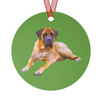 Mastiff Metal Ornaments