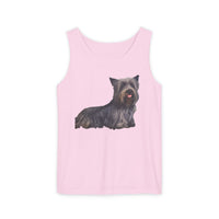 Skye Terrier Unisex Relaxed Fit Garment-Dyed Tank Top