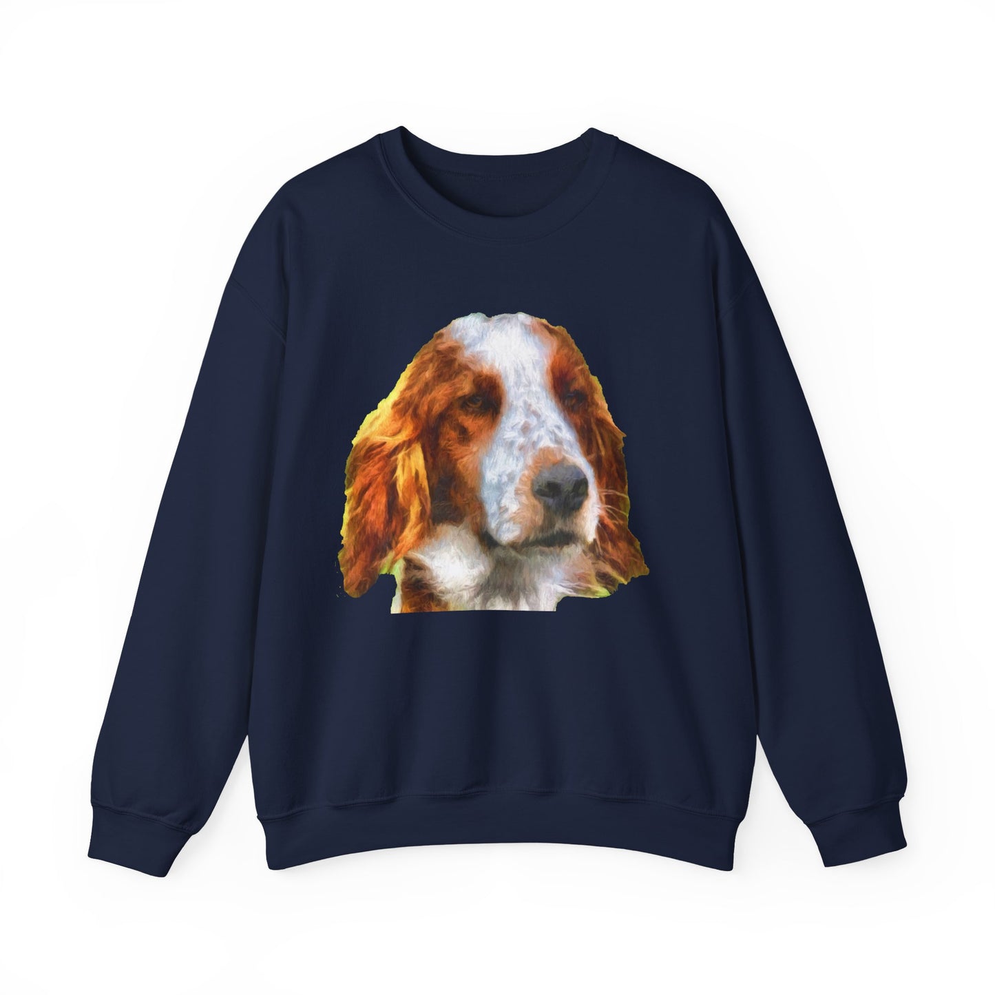 Irish Red & White Setter - Unisex 50/50 Crewneck Sweatshirt