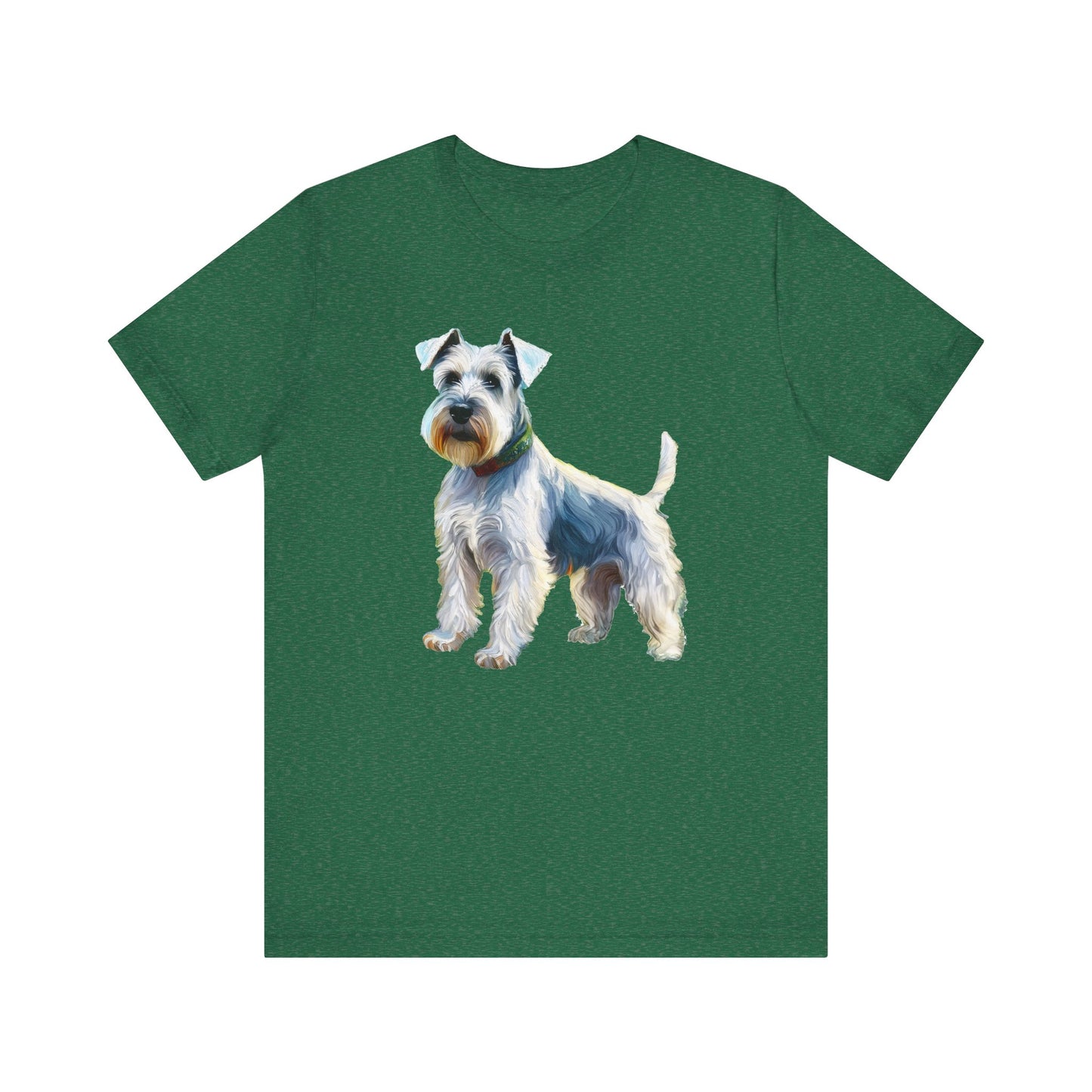 White Schnauzer Unisex Jersey Short Sleeve Tee