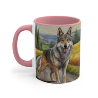 Czechoslovakian Vlcak 'Wolfdog' 11oz Ceramic Accent Mug