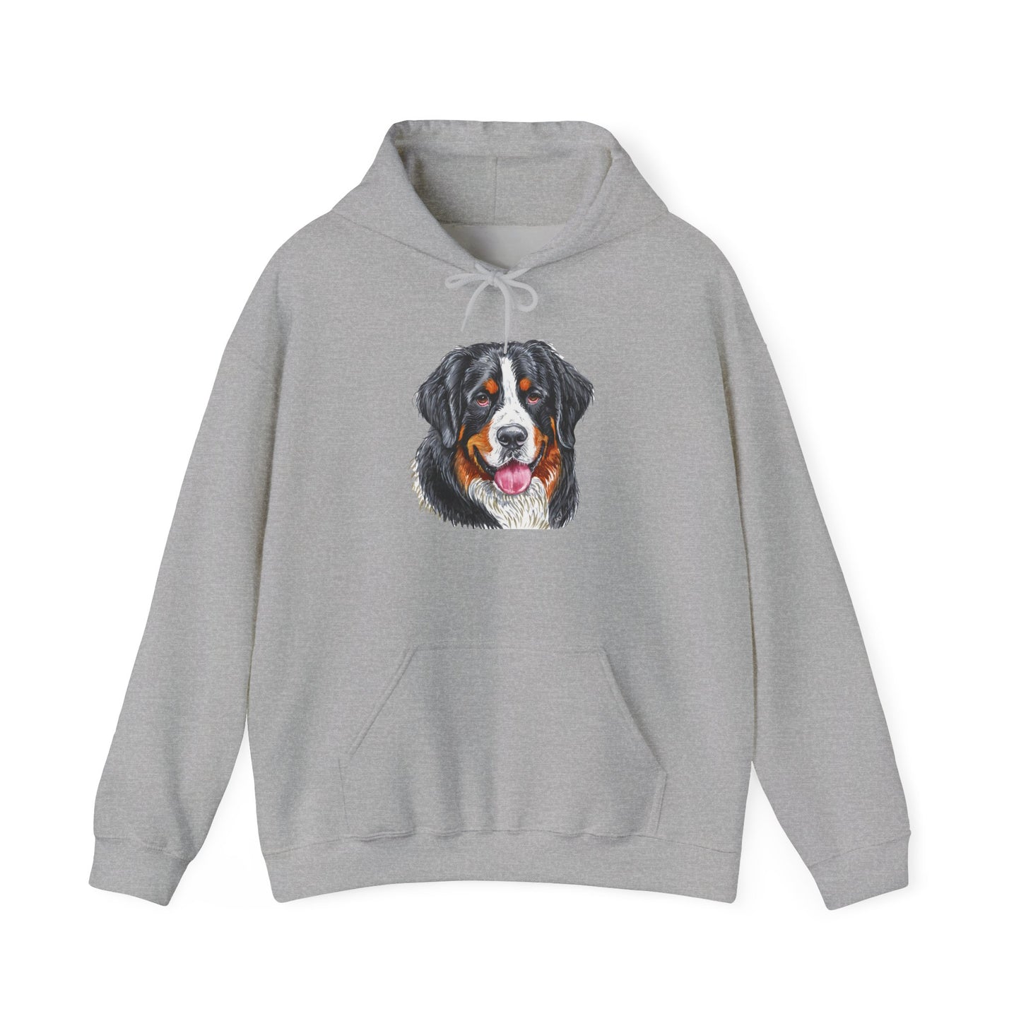 Bernese Mountain Dog #2 Unisex 50/50 Hooded Sweatshirt
