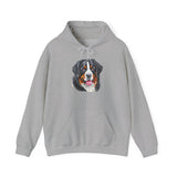 Bernese Mountain Dog #2 Unisex 50/50 Hooded Sweatshirt