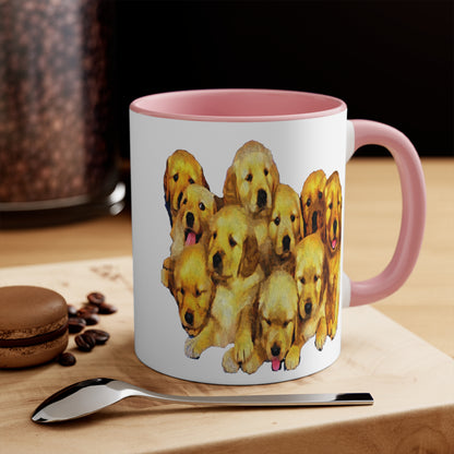 Golden Retriever Puppy Coffee Mug - 11oz Delight
