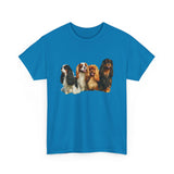 King Charles Spaniel 'Cavalier Club; Unisex Heavy Cotton Tee