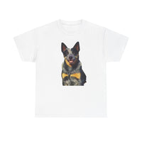 Blue Heeler - Australian Cattle Dog 'Baily' Unisex Heavy Cotton Tee