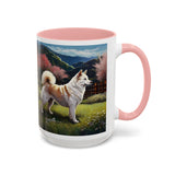 Kishu Ken - Ceramic Accent Coffee Mug (11, 15oz)