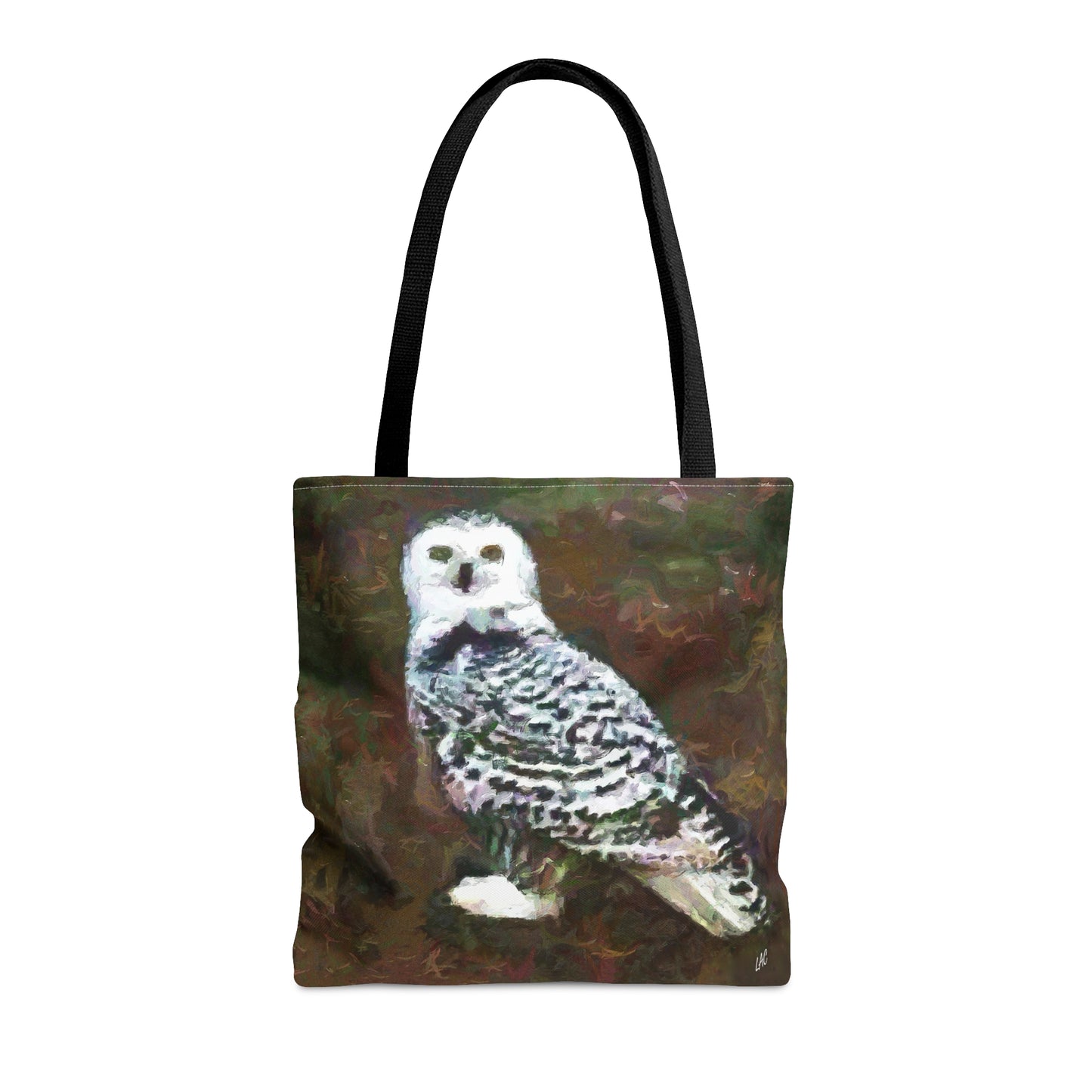 Snowy White Owl Tote Bag