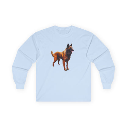 Belgian Tervuren Unisex Classic Cotton Long Sleeve Tee