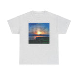 Sifnos (Greece) Sunset #2 - Unisex Heavy Cotton Tee