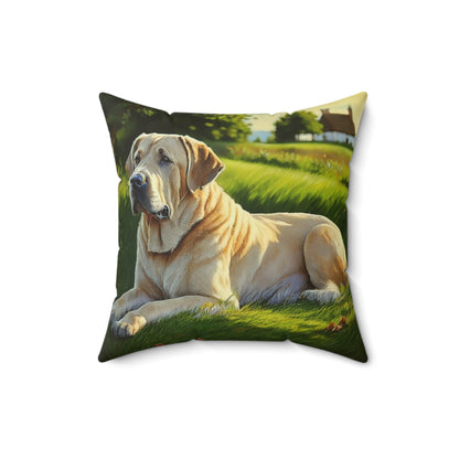 Broholmer Delight - Danish Mastiff Throw Pillow
