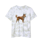 Shikoku - Japanese Hunting Dog Unisex Fashion Tie-Dyed T-Shirt