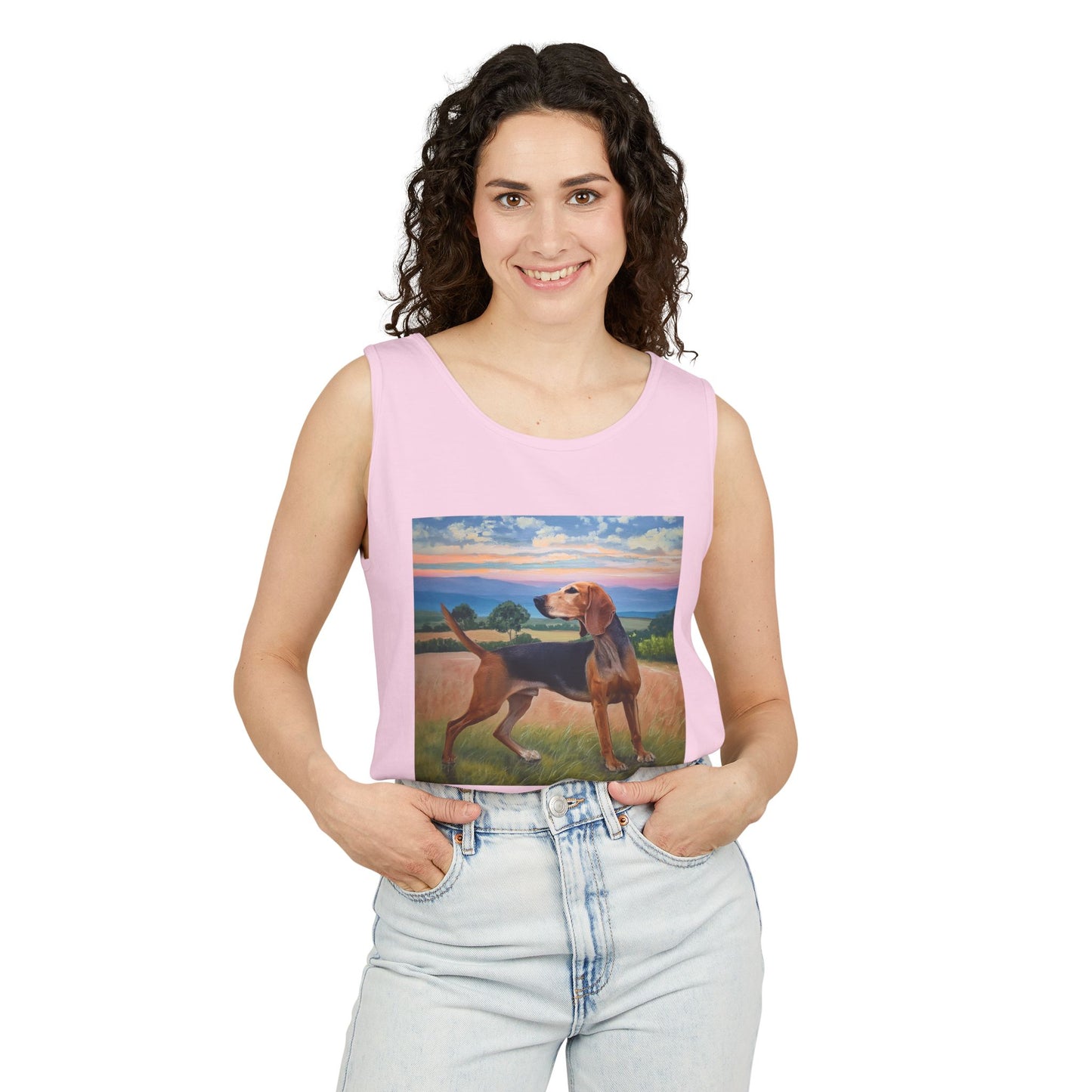Segugio Italiano  - Unisex Relaxed Fit Garment-Dyed Tank Top