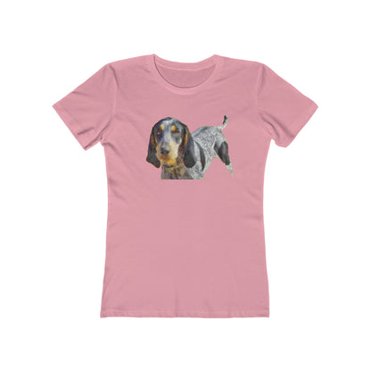 Bluetick Coonhound - Women's Slim Fit Ringspun Cotton T-Shirt
