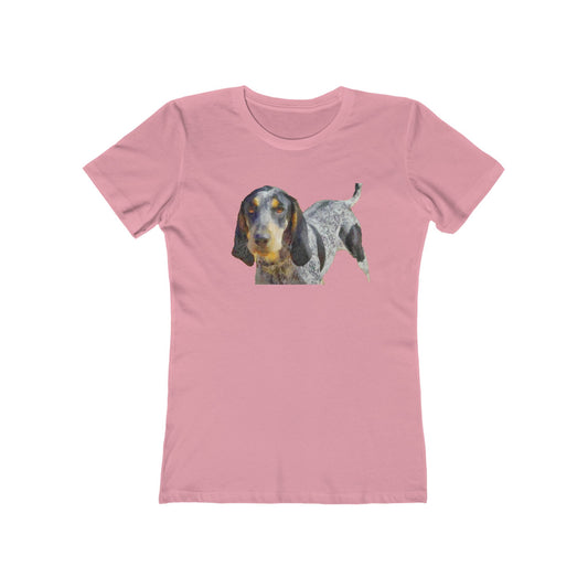 Bluetick Coonhound - Women's Slim Fit Ringspun Cotton T-Shirt