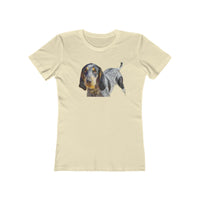 Bluetick Coonhound - Women's Slim Fit Ringspun Cotton T-Shirt