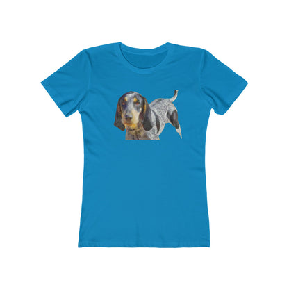 Bluetick Coonhound - Women's Slim Fit Ringspun Cotton T-Shirt