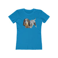 Bluetick Coonhound - Women's Slim Fit Ringspun Cotton T-Shirt