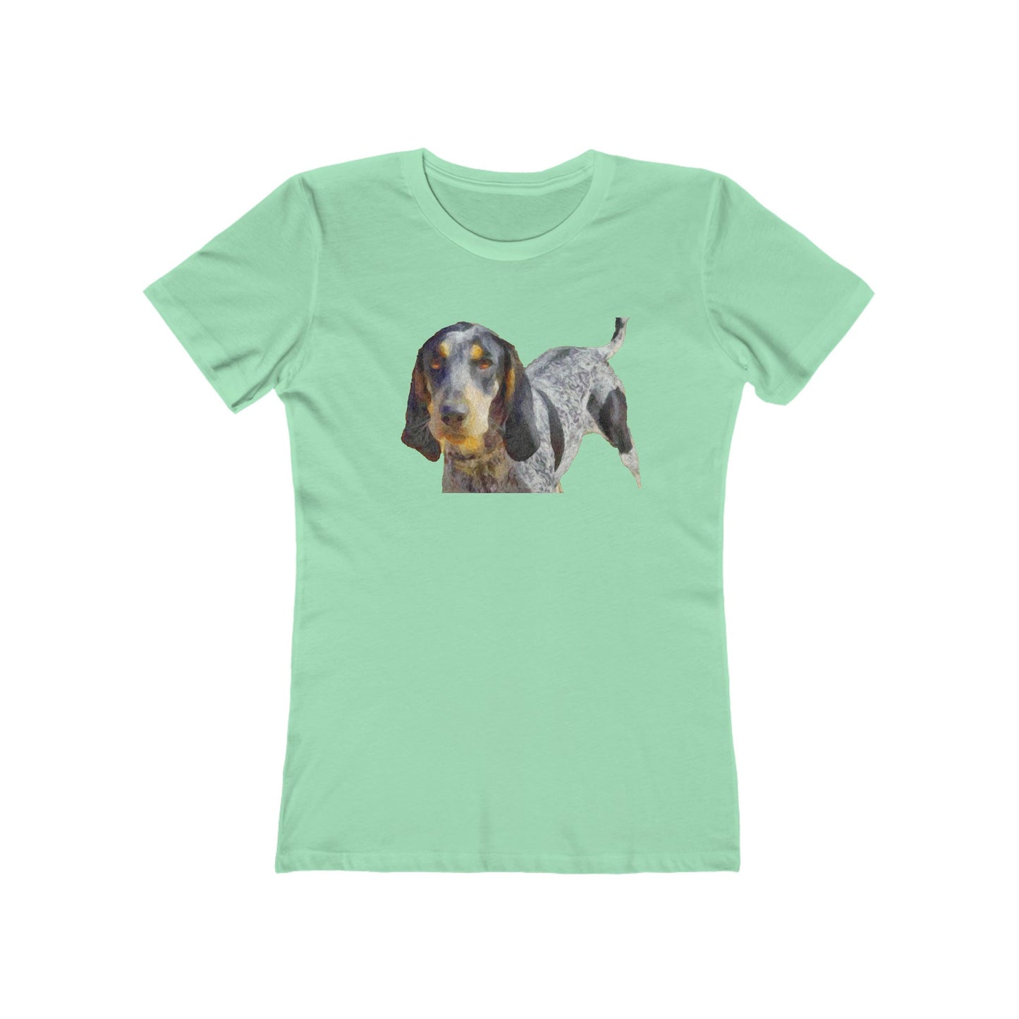Bluetick Coonhound - Women's Slim Fit Ringspun Cotton T-Shirt
