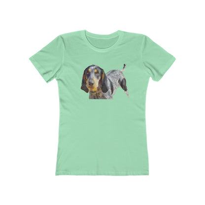 Bluetick Coonhound - Women's Slim Fit Ringspun Cotton T-Shirt