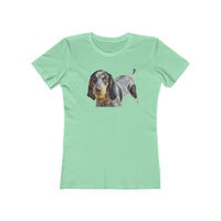 Bluetick Coonhound - Women's Slim Fit Ringspun Cotton T-Shirt
