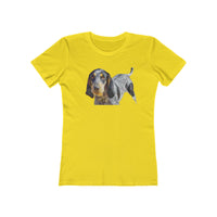 Bluetick Coonhound - Women's Slim Fit Ringspun Cotton T-Shirt