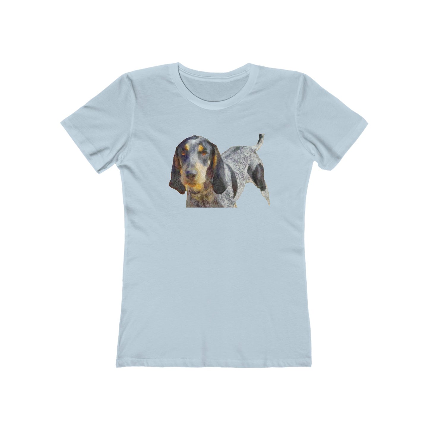 Bluetick Coonhound - Women's Slim Fit Ringspun Cotton T-Shirt