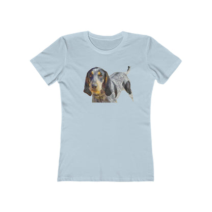 Bluetick Coonhound - Women's Slim Fit Ringspun Cotton T-Shirt