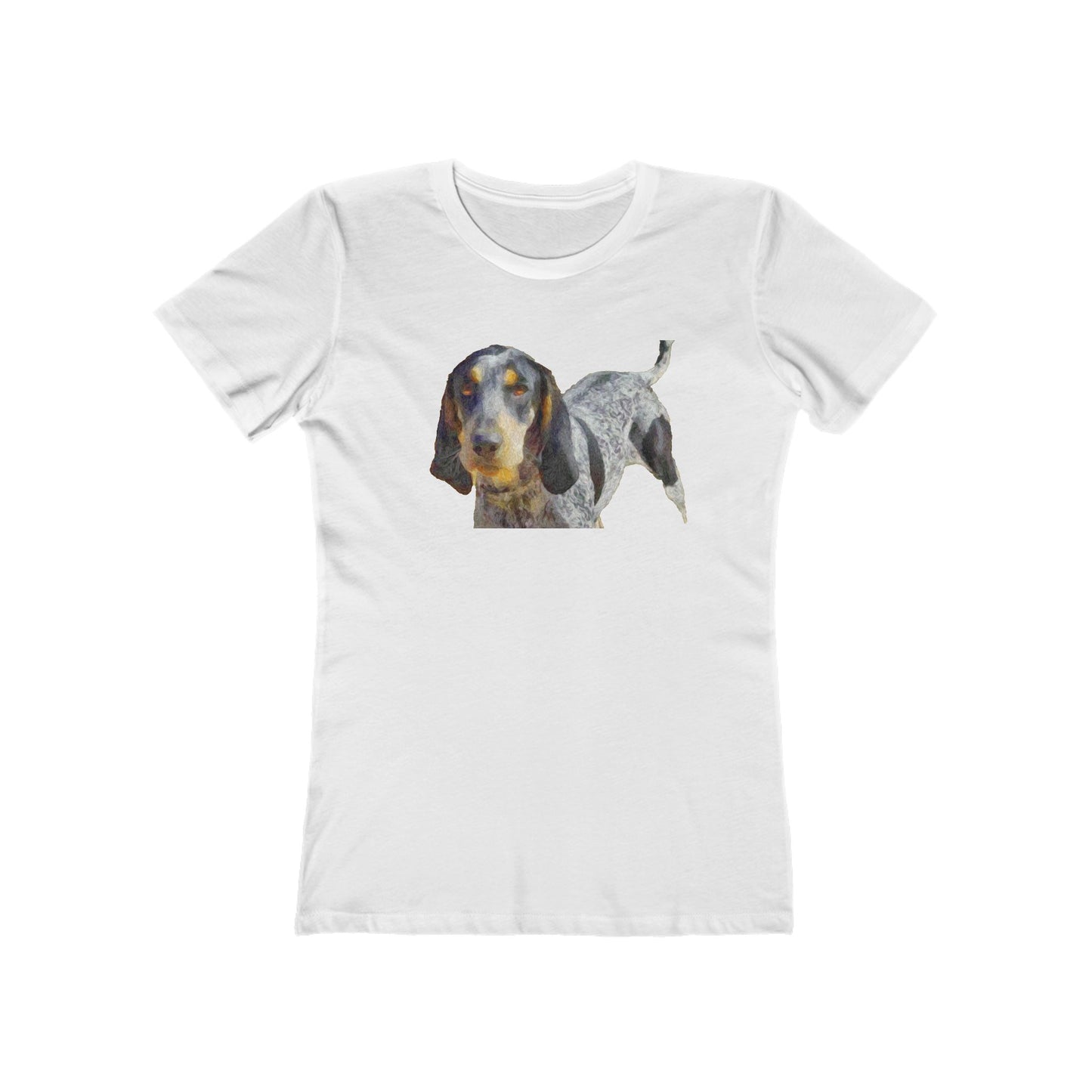 Bluetick Coonhound - Women's Slim Fit Ringspun Cotton T-Shirt
