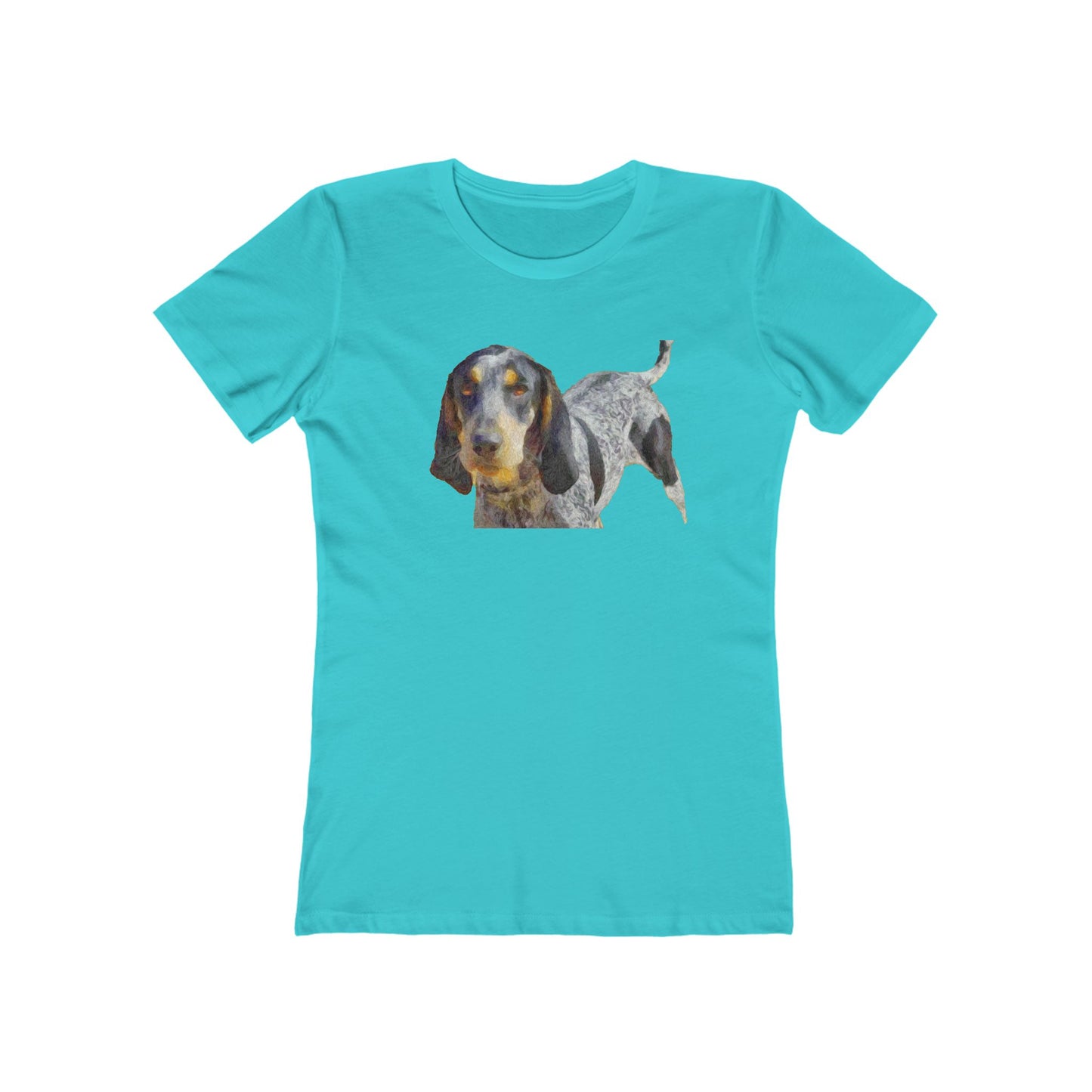 Bluetick Coonhound - Women's Slim Fit Ringspun Cotton T-Shirt