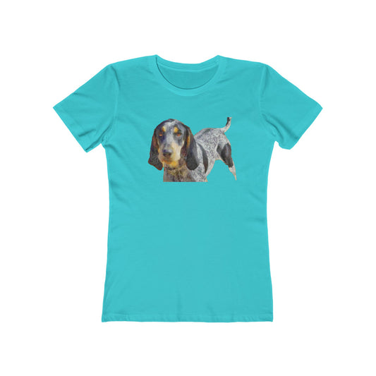 Bluetick Coonhound - Women's Slim Fit Ringspun Cotton T-Shirt