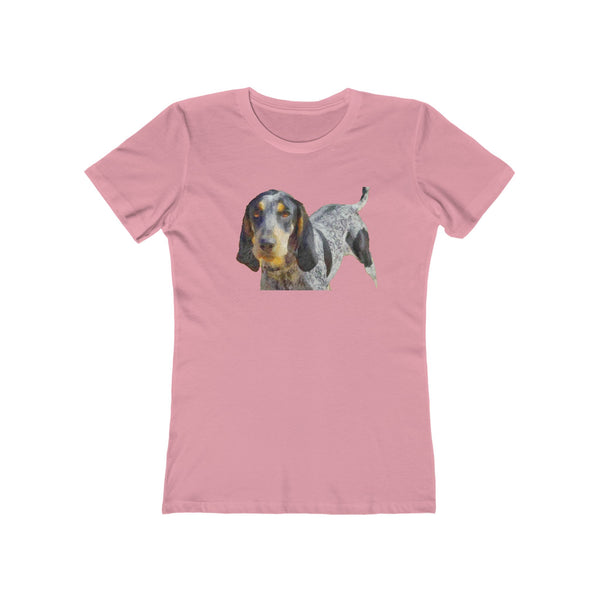 Bluetick Coonhound - Women's Slim Fit Ringspun Cotton T-Shirt