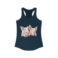 Pigs 'A Jowly Good Time' - Women's Racerback Tank