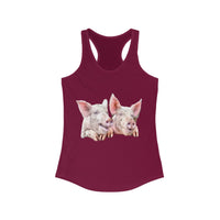 Pigs 'A Jowly Good Time' - Women's Racerback Tank