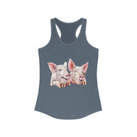 Pigs 'A Jowly Good Time' - Women's Racerback Tank