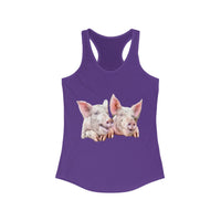 Pigs 'A Jowly Good Time' - Women's Racerback Tank