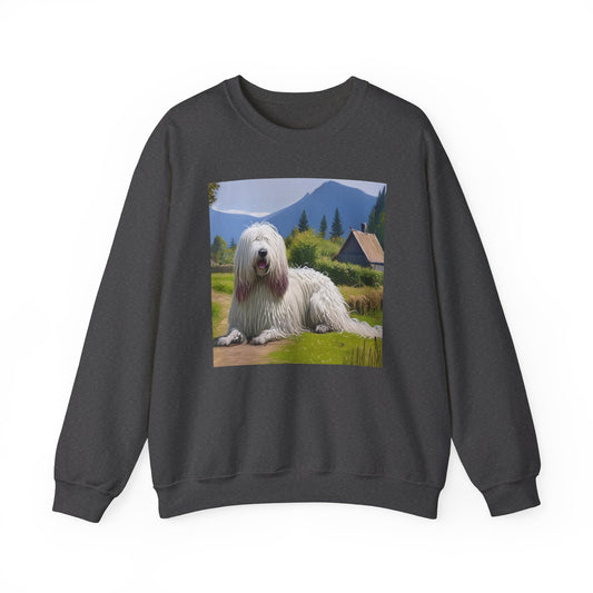 Hungarian Komondor 50/50 Crewneck Sweatshirt