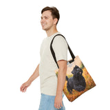 Black Russian Terrier Tote Bag (AOP)