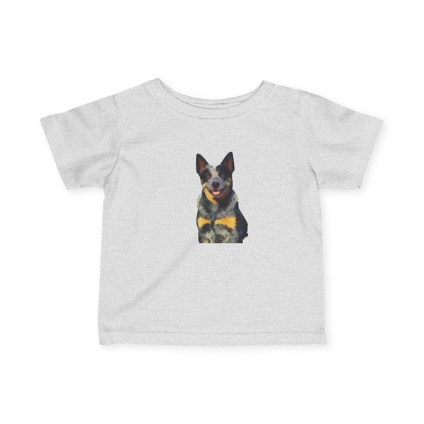 Luxurious Blue Heeler 'Baily' Infant Fine Jersey Tee