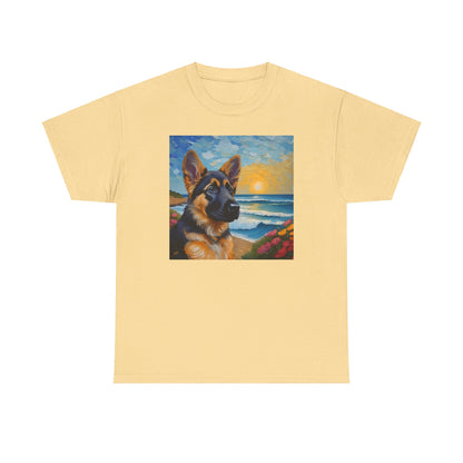 German Shepherd Puppy #2 - Classic Heavy Cotton Tee