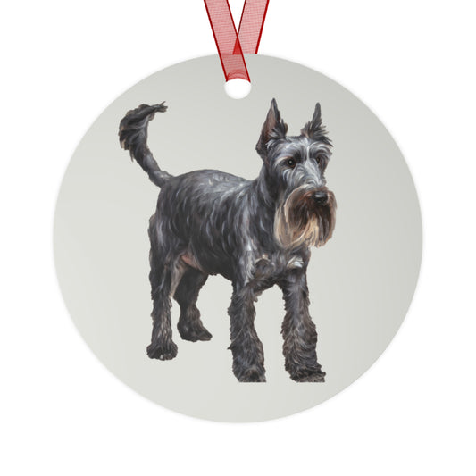 Cesky Terrier - Christmas Tree Metal Ornament