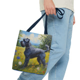 Kerry Blue Terrier Polyester Tote Bag (AOP)