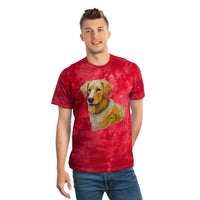 Golden Retriever Puppy Tie-Dye Tee, Crystal