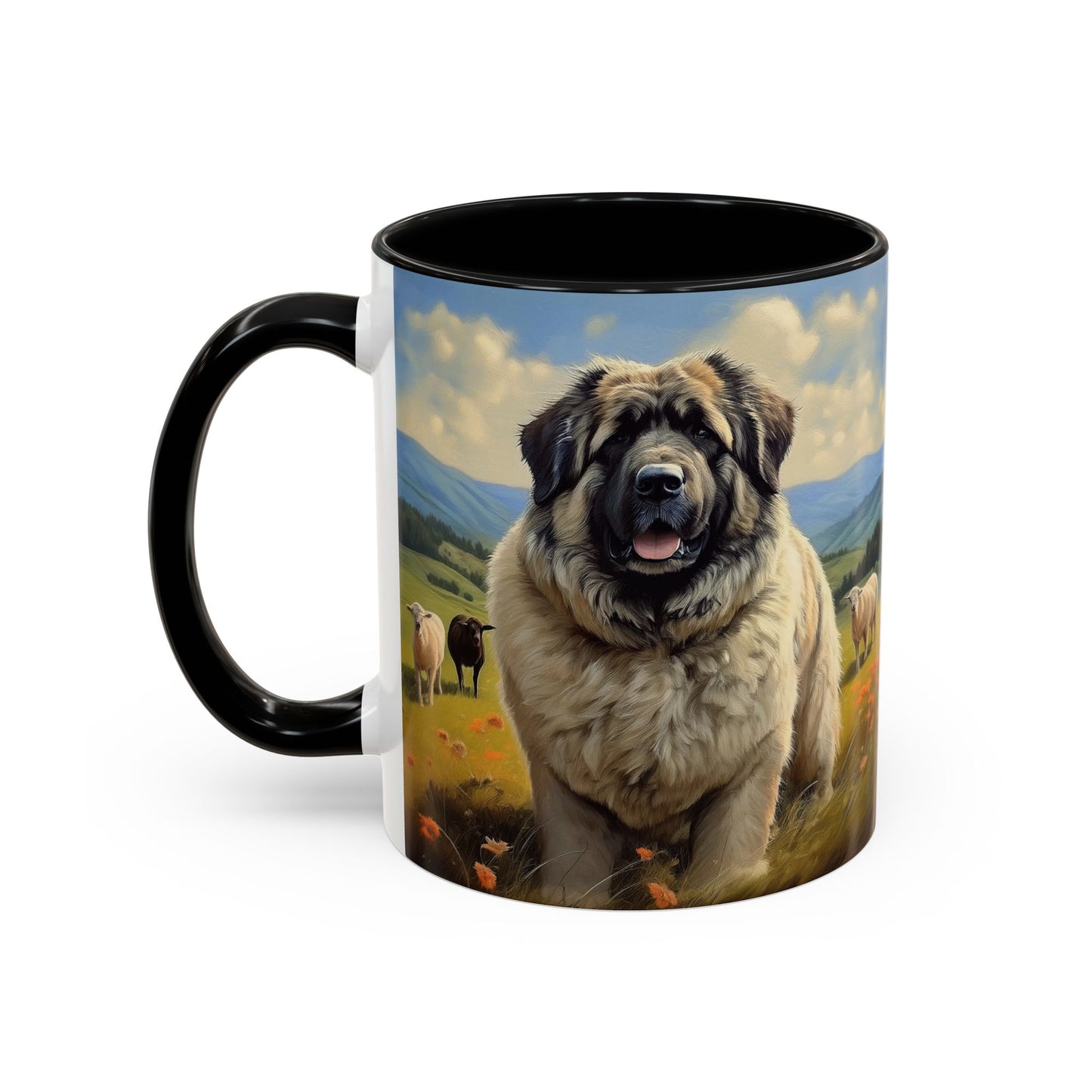 Caucasian Shepherd Dog Ceramic Accent Coffee Mug