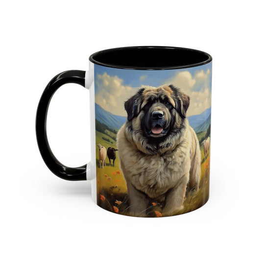 Caucasian Shepherd Dog Ceramic Accent Coffee Mug